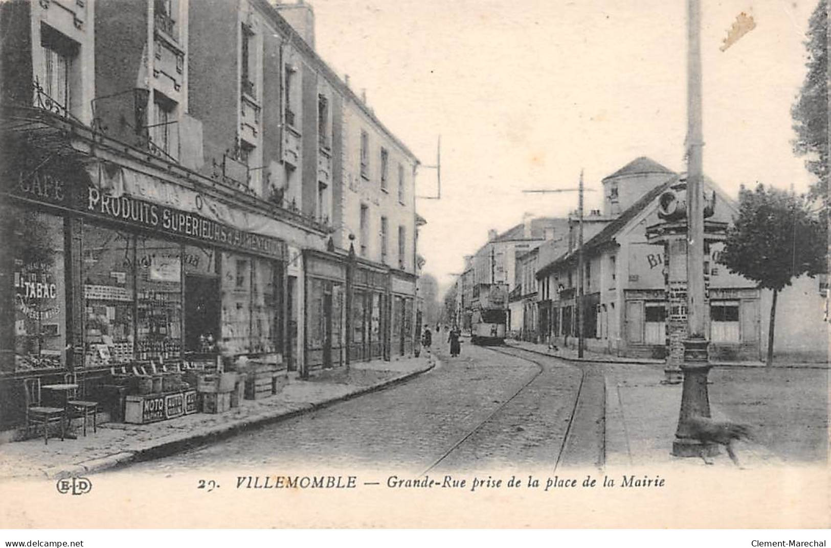 VILLEMOMBLE - Grande Rue Prise De La Place De La Mairie - Très Bon état - Villemomble