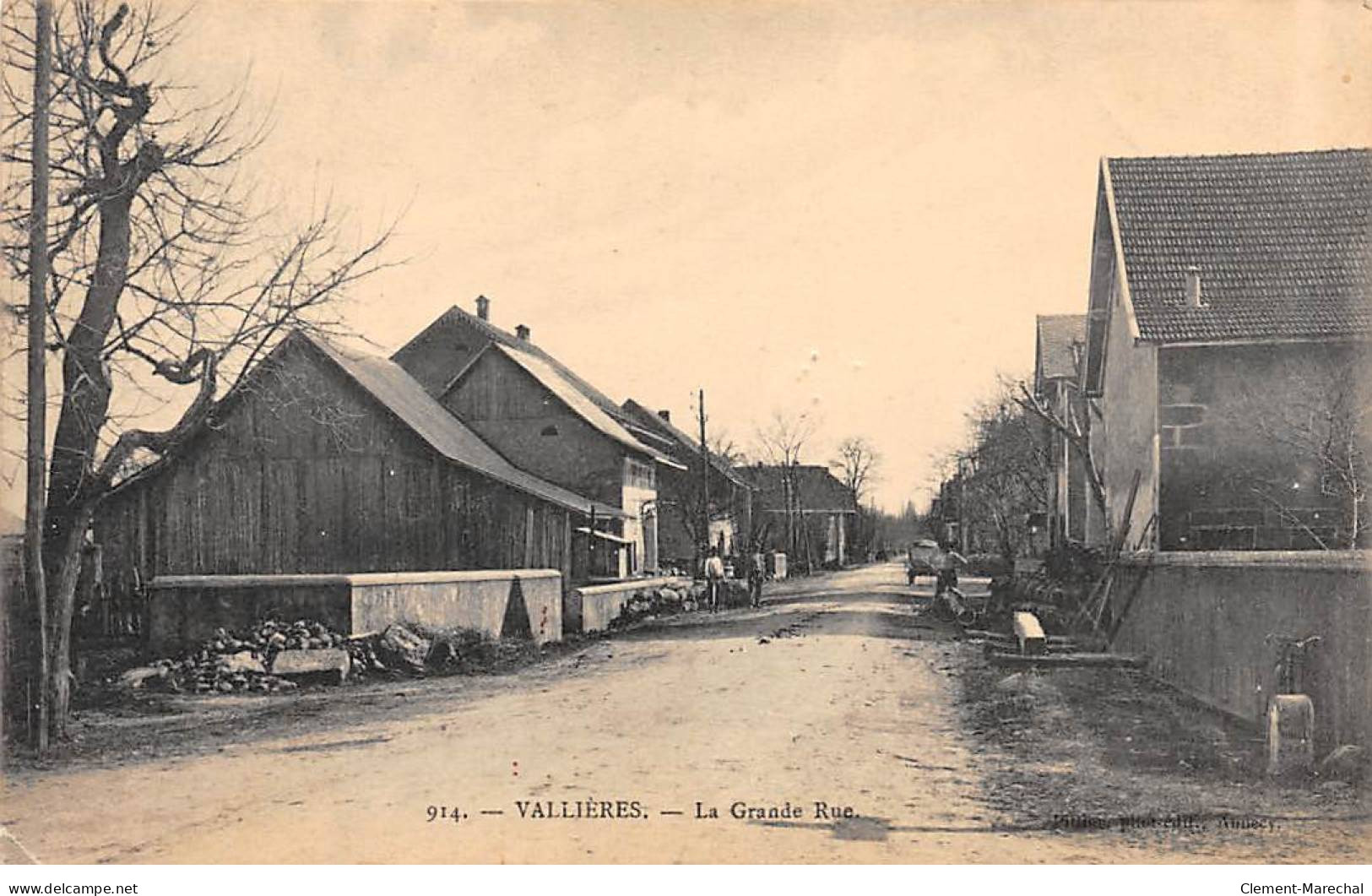 VALLIERES - La Grande Rue - Très Bon état - Sonstige & Ohne Zuordnung