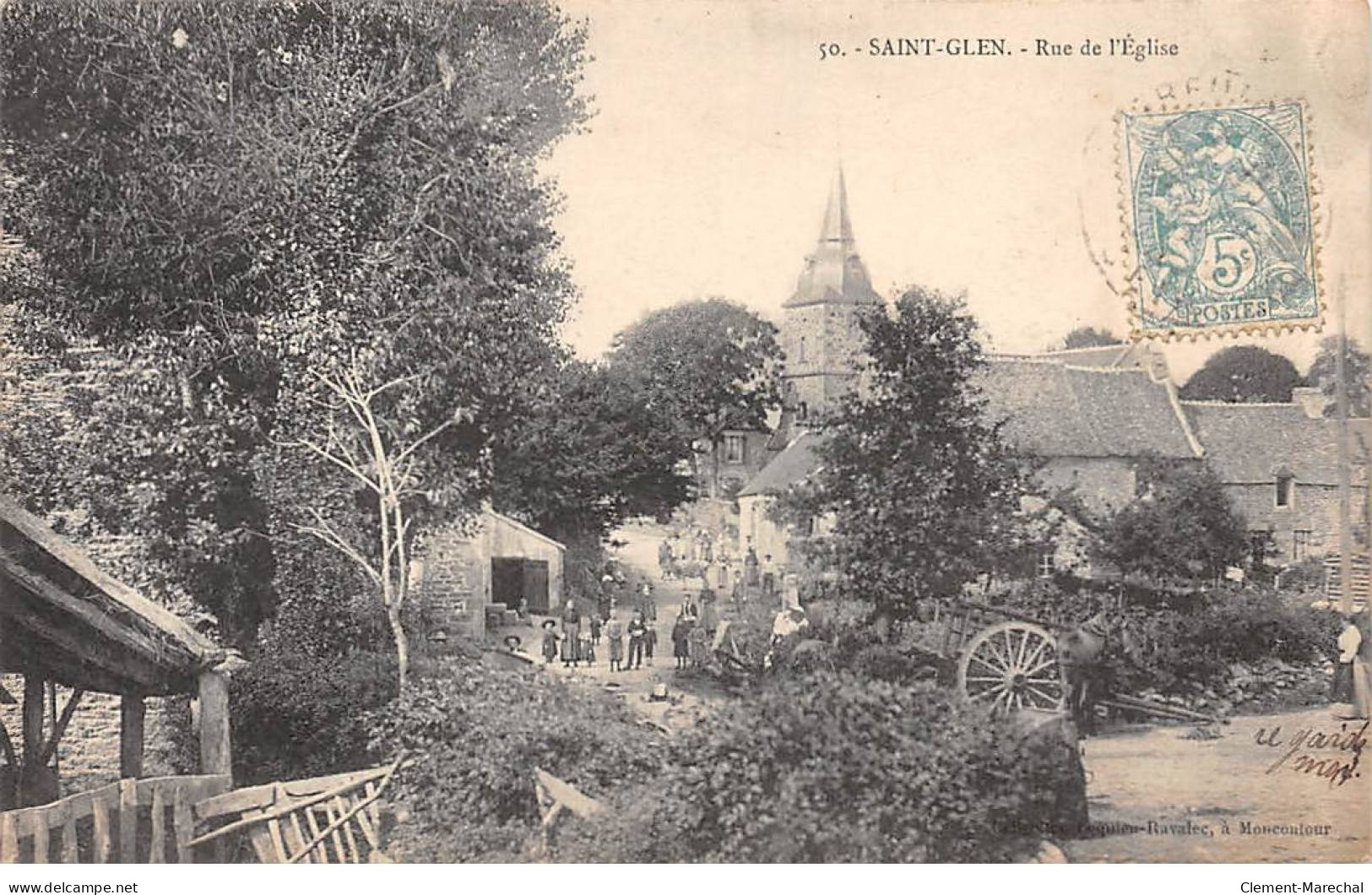 SAINT GLEN - Rue De L'Eglise - Très Bon état - Andere & Zonder Classificatie