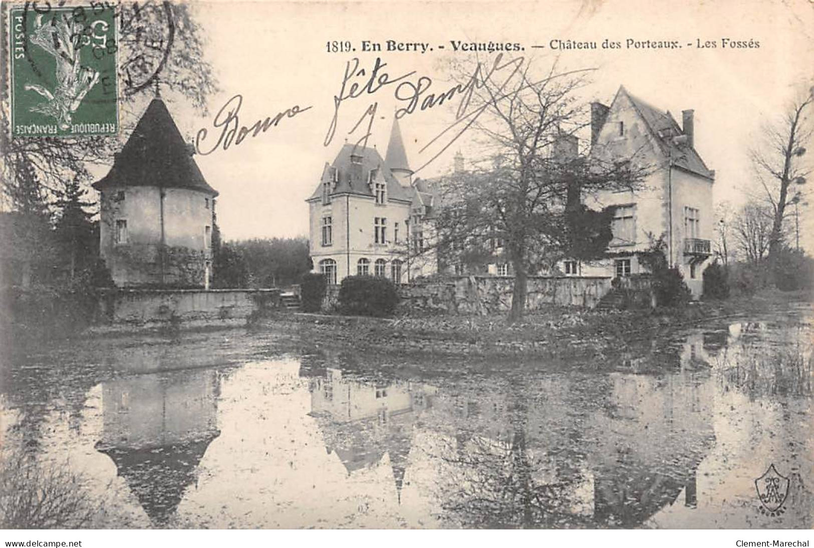 VEAUGUES - Château Des Porteaux - Les Fossés - Très Bon état - Andere & Zonder Classificatie