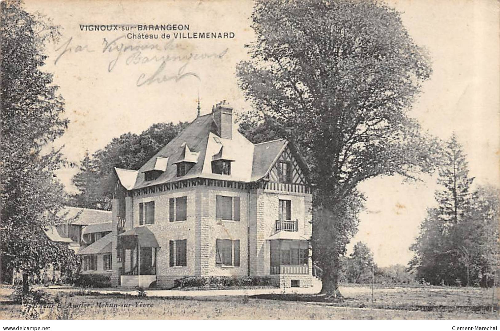 VIGNOUX SUR BARANGEON - Château De VILLEMENARD - état - Sonstige & Ohne Zuordnung