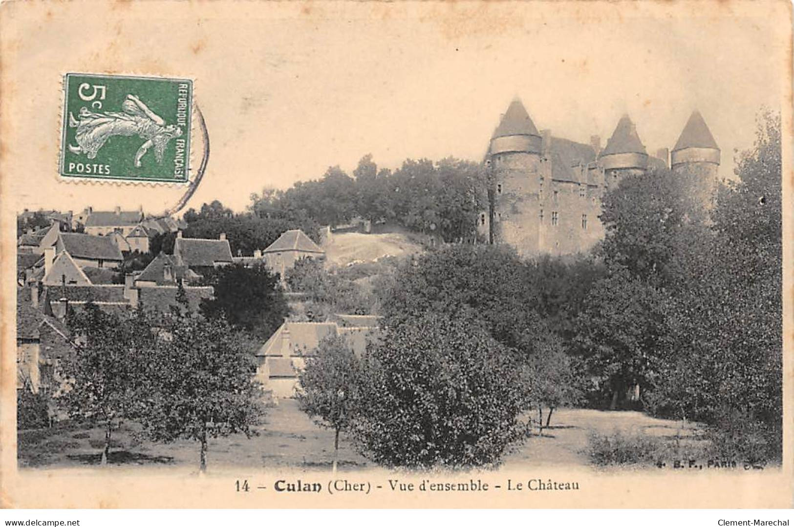 CULAN - Vue D'ensemble - Le Château - Très Bon état - Culan