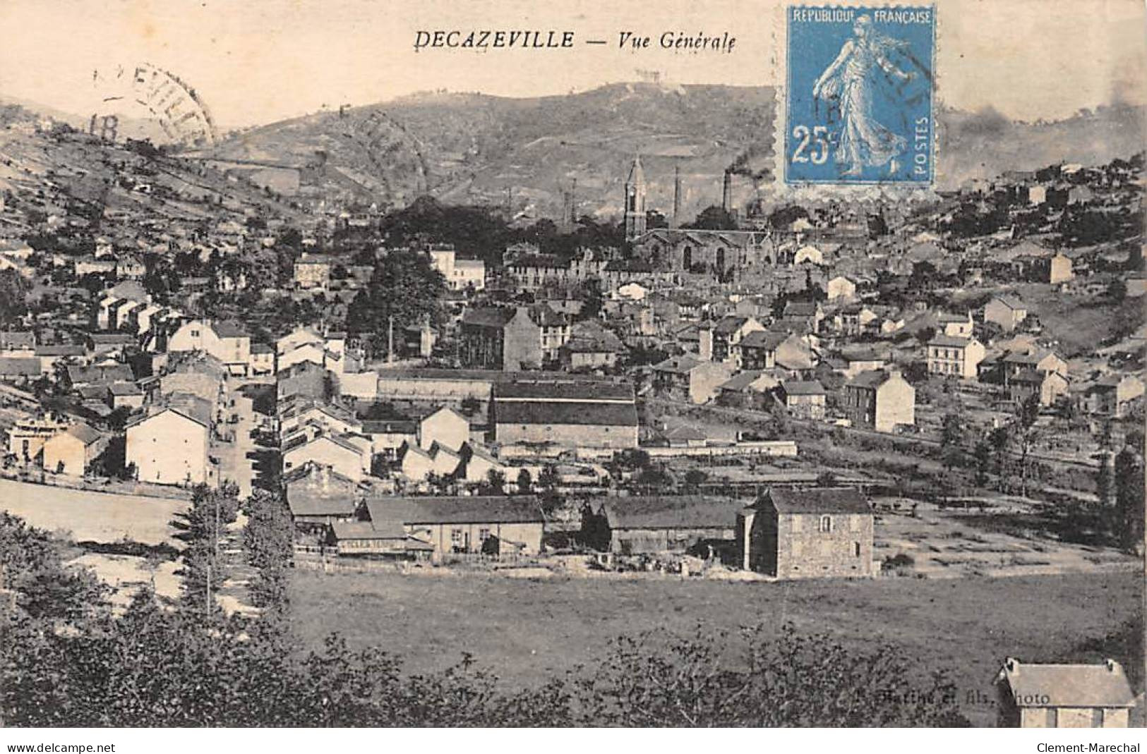 DECAZEVILLE - Vue Générale - Très Bon état - Decazeville