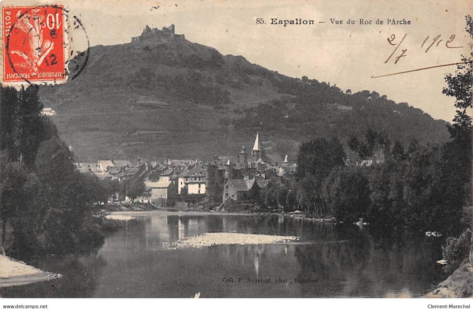 ESPALION - Vue Du Roc De L'Arche - Très Bon état - Espalion