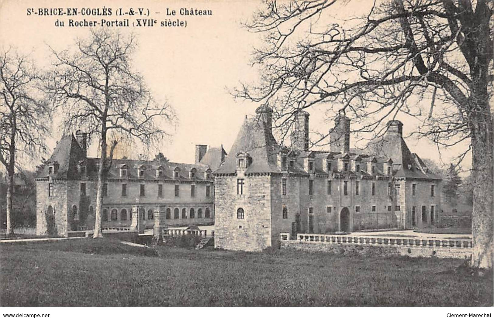 SAINT BRICE EN COGLES - Le Château Du Rocher Portail - Très Bon état - Autres & Non Classés