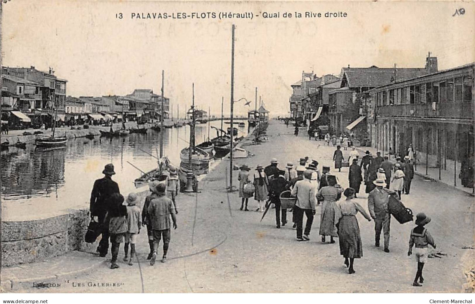 PALAVAS LES FLOTS - Quai De La Rive Droite - Très Bon état - Palavas Les Flots