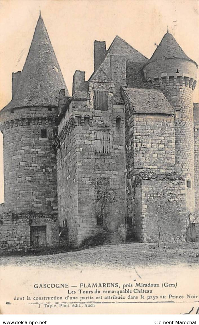 FLAMARENS Près Miradoux - Les Tours Du Château - Très Bon état - Autres & Non Classés