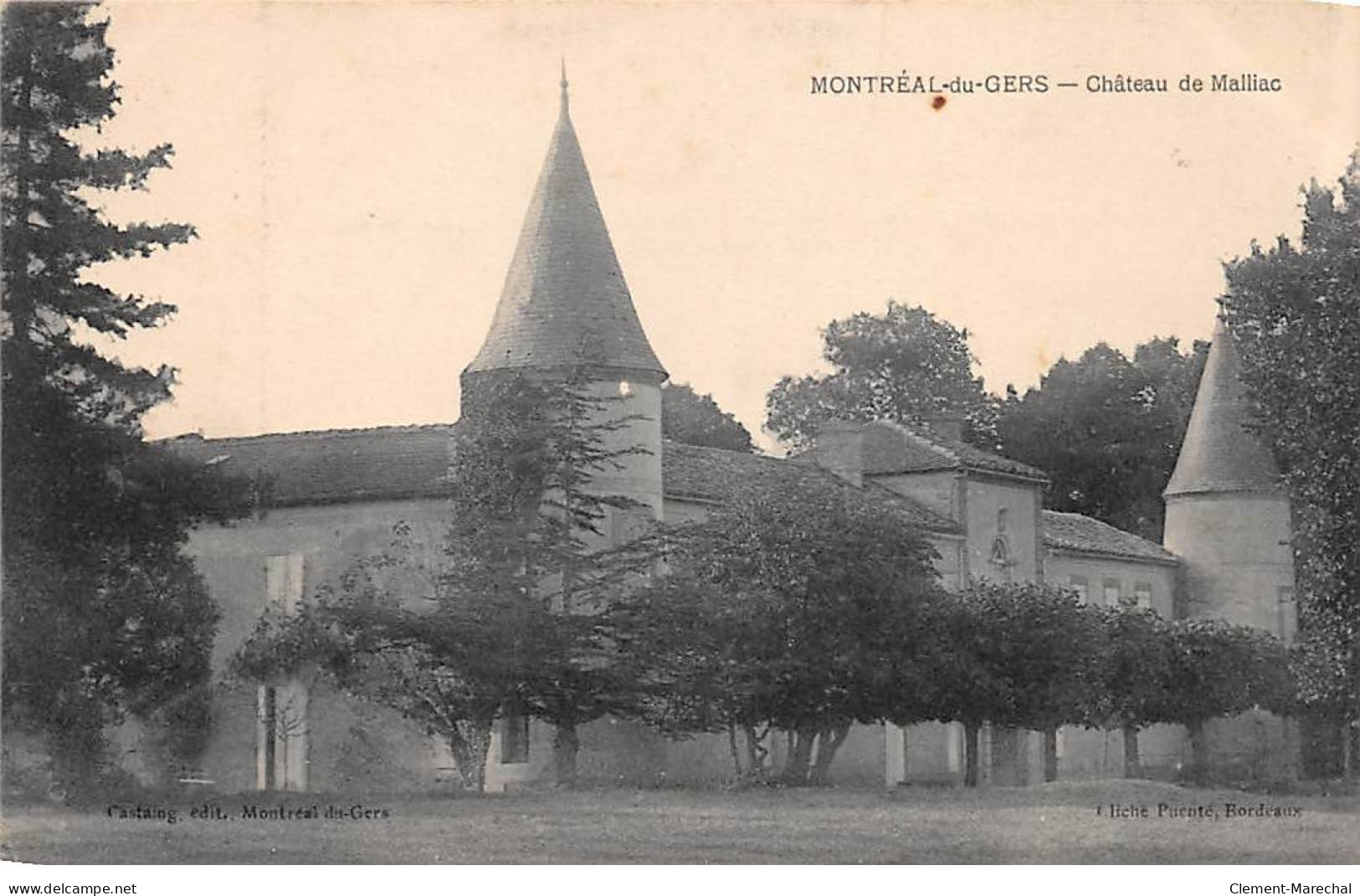 MONTREAL DU GERS - Château De Malliac - Très Bon état - Sonstige & Ohne Zuordnung
