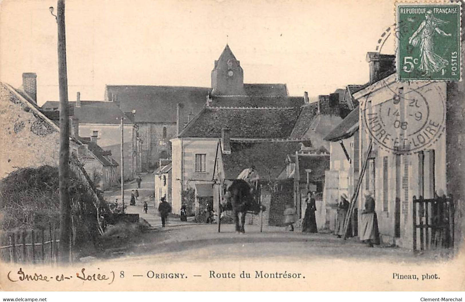 ORBIGNY - Route Du Montrésor - Très Bon état - Other & Unclassified