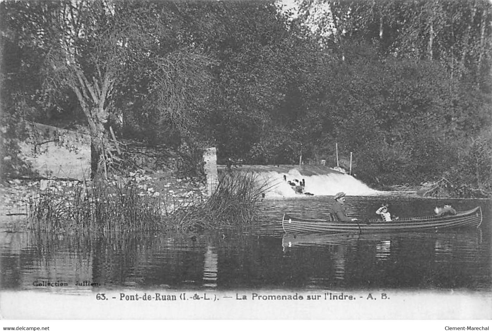 PONT DE RUAN - La Promenade Sur L'Indre - Très Bon état - Other & Unclassified