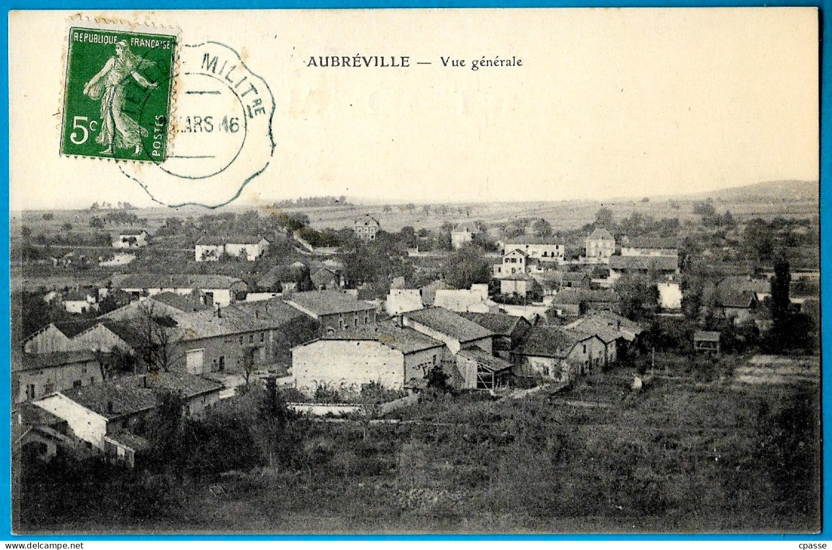 Cachet Postal TELEGRAPHIE MILITAIRE Guerre De 1914 - 1918 Sur CPA L'Argonne : 55 AUBREVILLE Meuse - Other & Unclassified