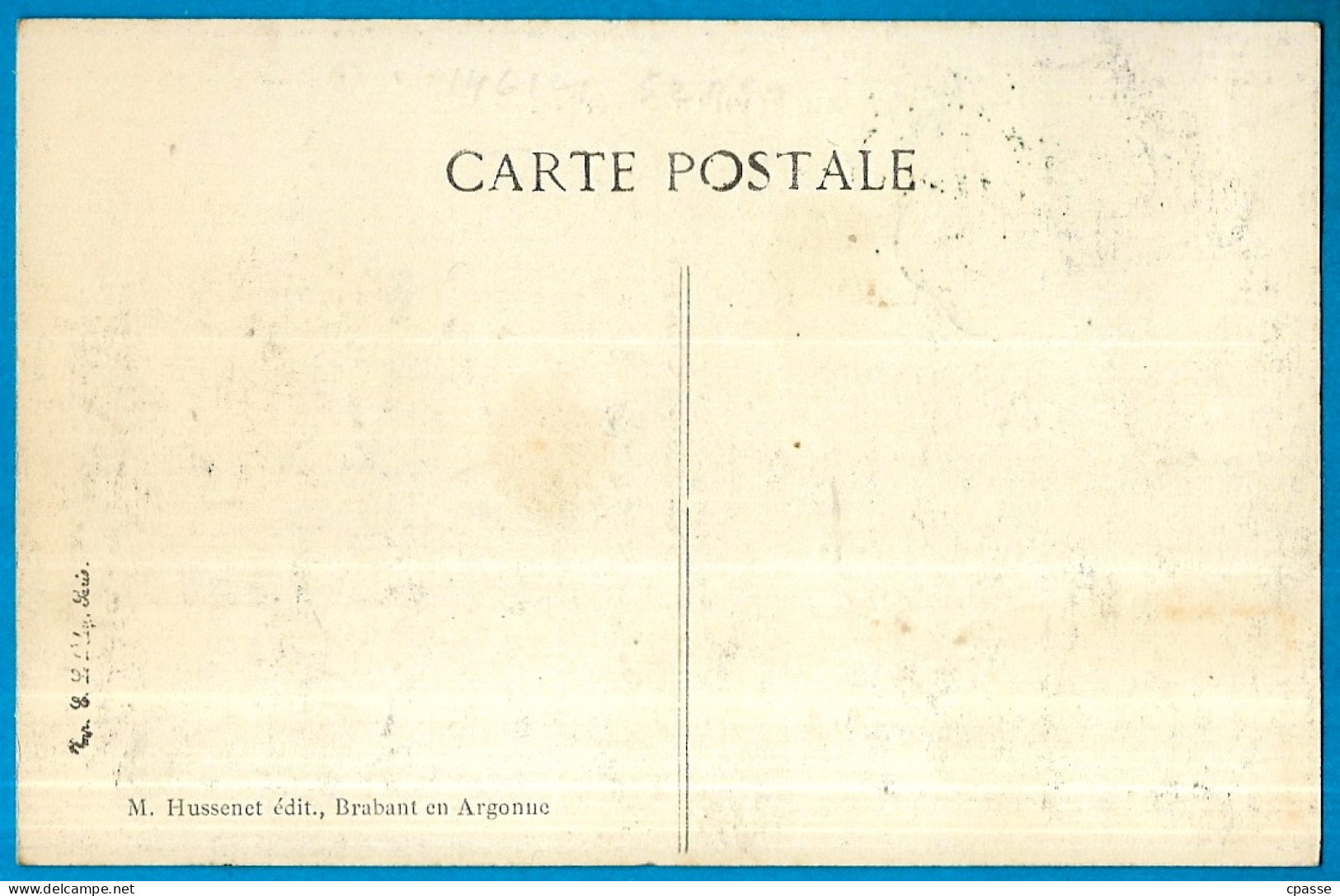 Cachet Postal TELEGRAPHIE MILITAIRE Guerre De 1914 - 1918 Sur CPA L'Argonne : 55 AUBREVILLE Meuse - Other & Unclassified