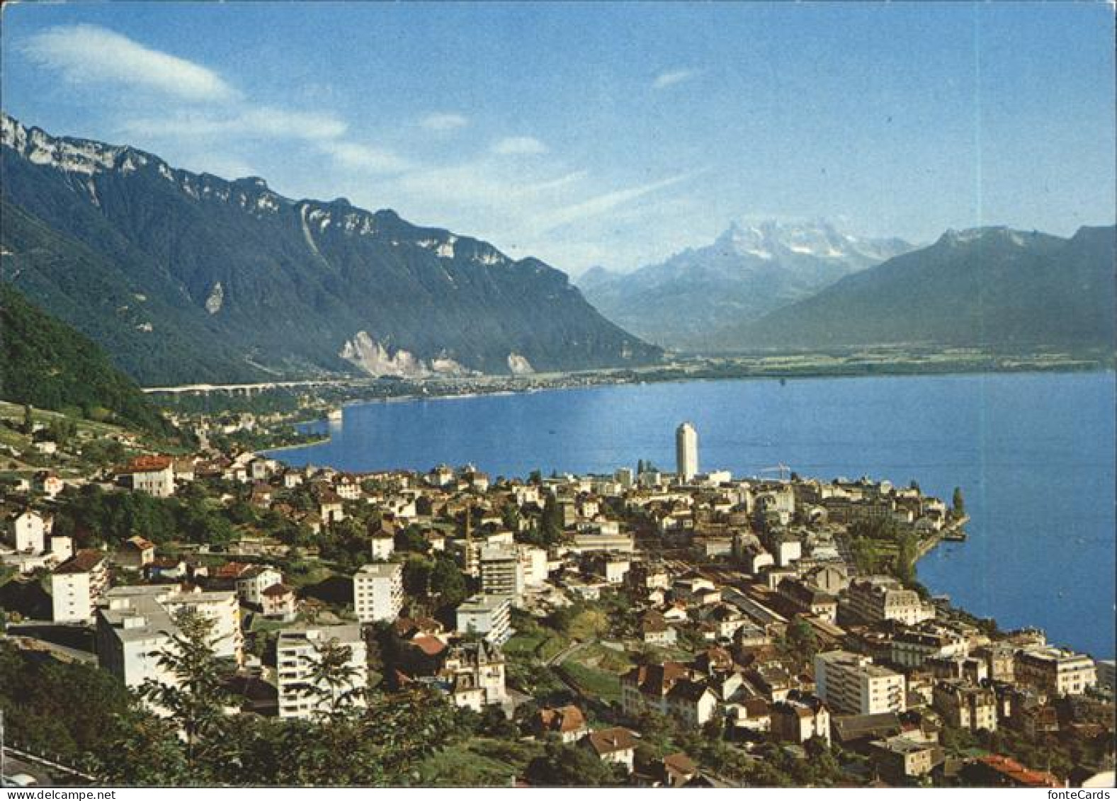 11429289 Montreux VD Et Les Dents Du Midi Montreux - Andere & Zonder Classificatie