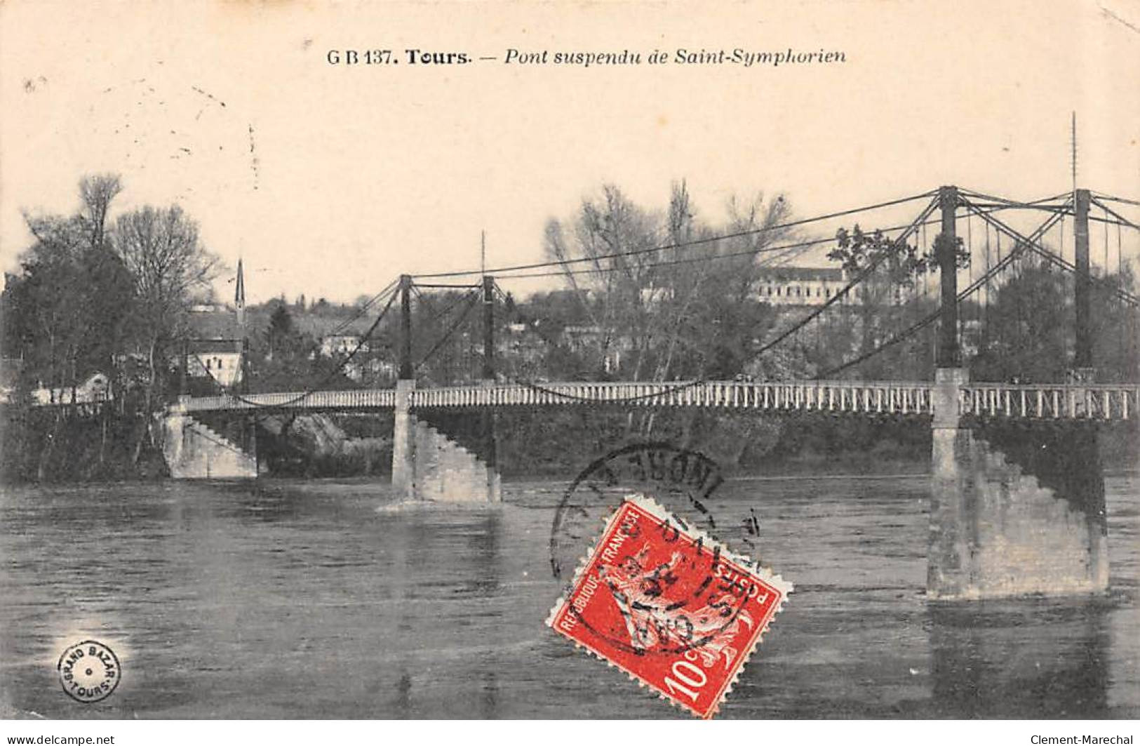 TOURS - Pont Suspendu De Saint Symphorien - état  - Tours
