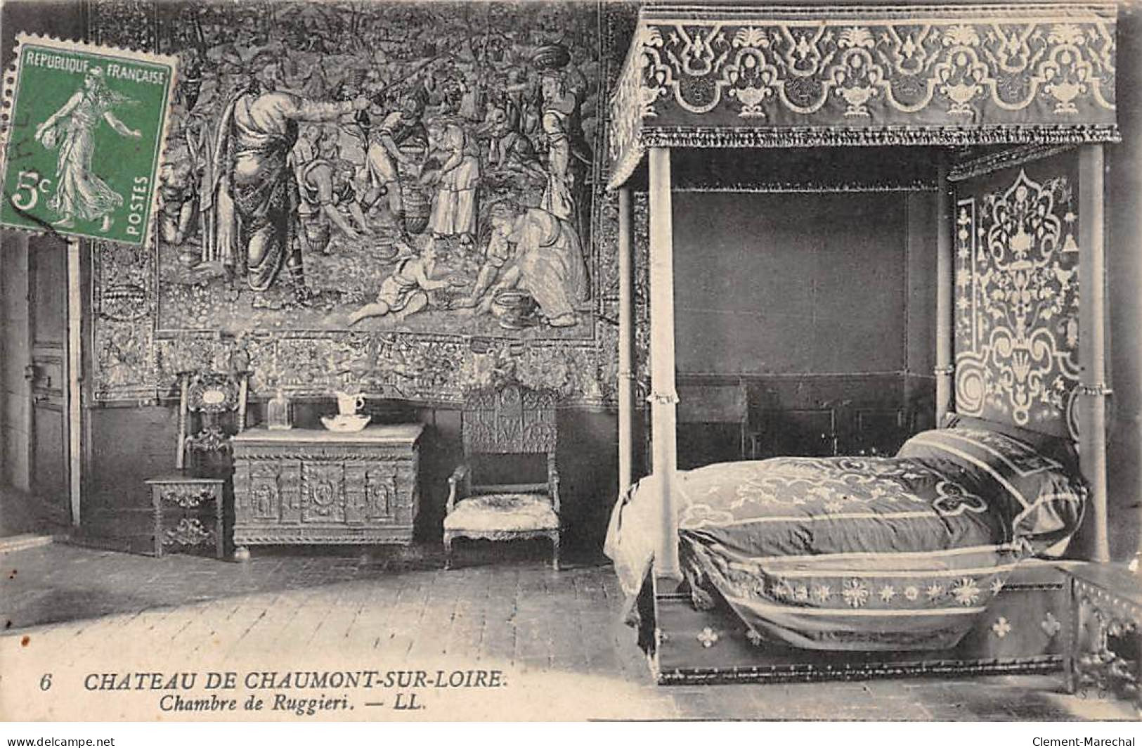 Château De CHAUMONT SUR LOIRE - Chambre De Ruggieri - état - Autres & Non Classés