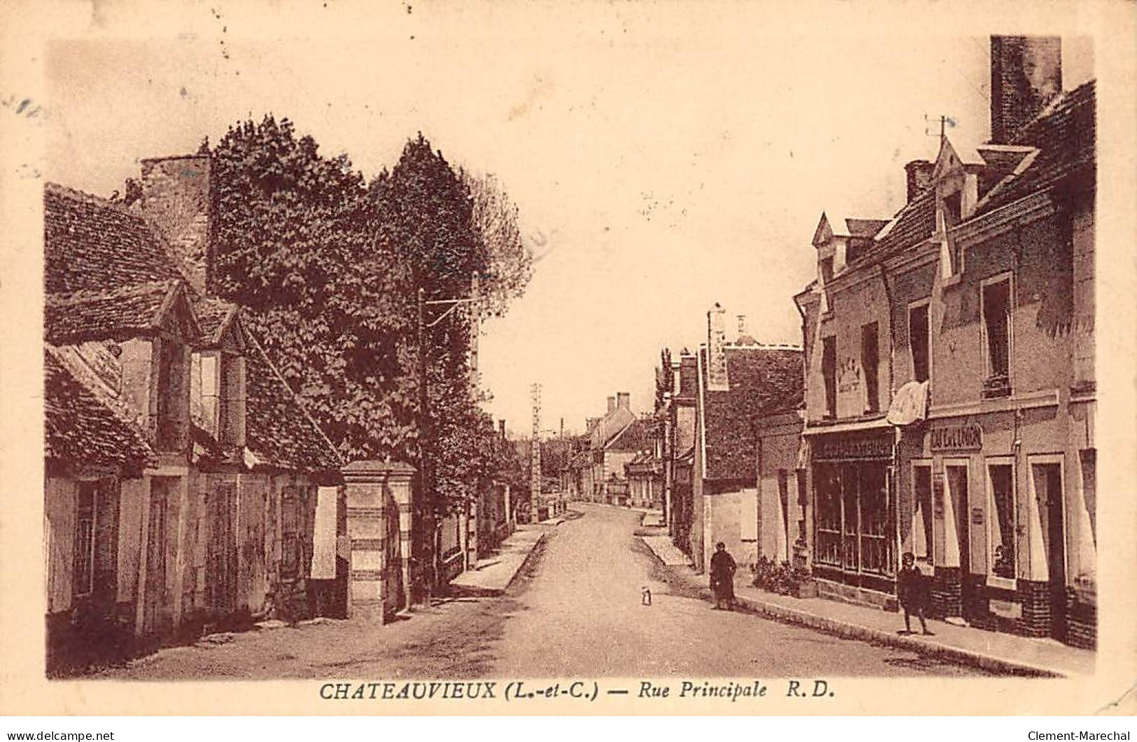 CHATEAUVIEUX - Rue Principale - état - Other & Unclassified