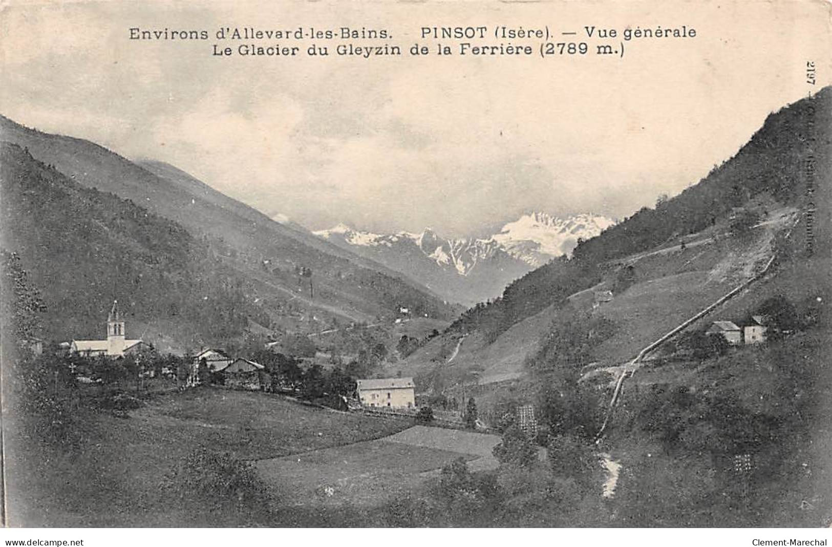 PINSOT - Vue Générale - Le Glaier Du Gleyzin De La Ferrière - Très Bon état - Laffrey