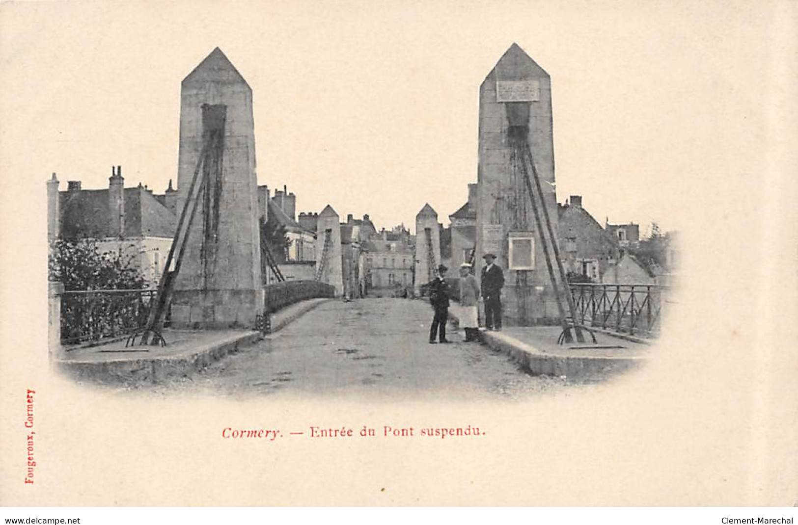 CORMERY - Entrée Du Pont Suspendu - Très Bon état - Other & Unclassified