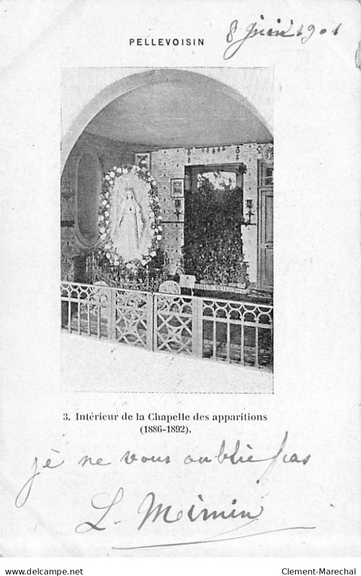 PELLEVOISIN - Intérieur De La Chapelle Des Apparitions - état - Autres & Non Classés