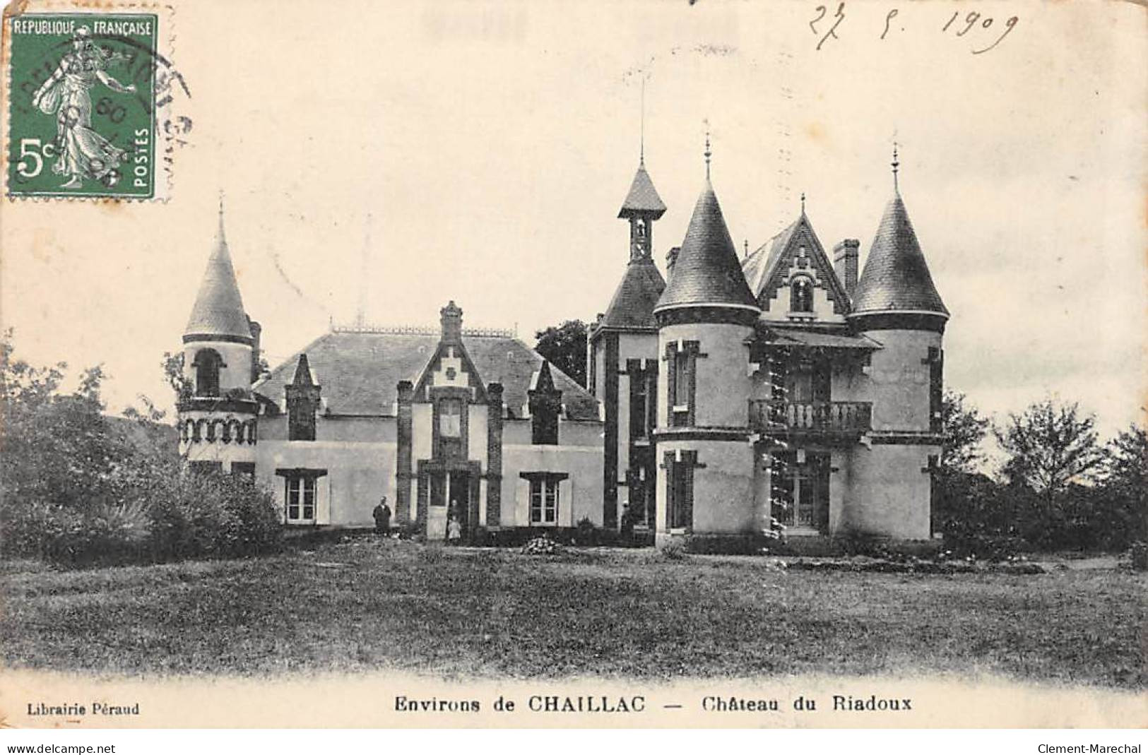 Environs De CHAILLAC - Château Du Riadoux - état - Sonstige & Ohne Zuordnung