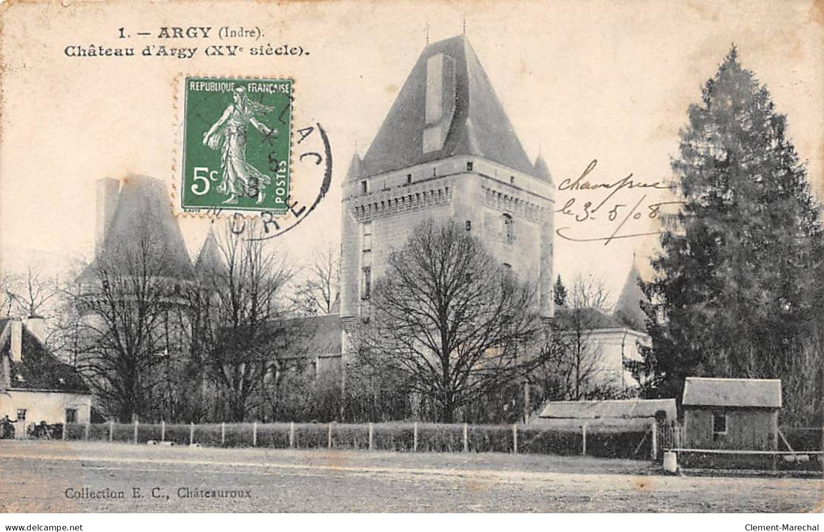 ARGY - Château D'Argy - état - Other & Unclassified