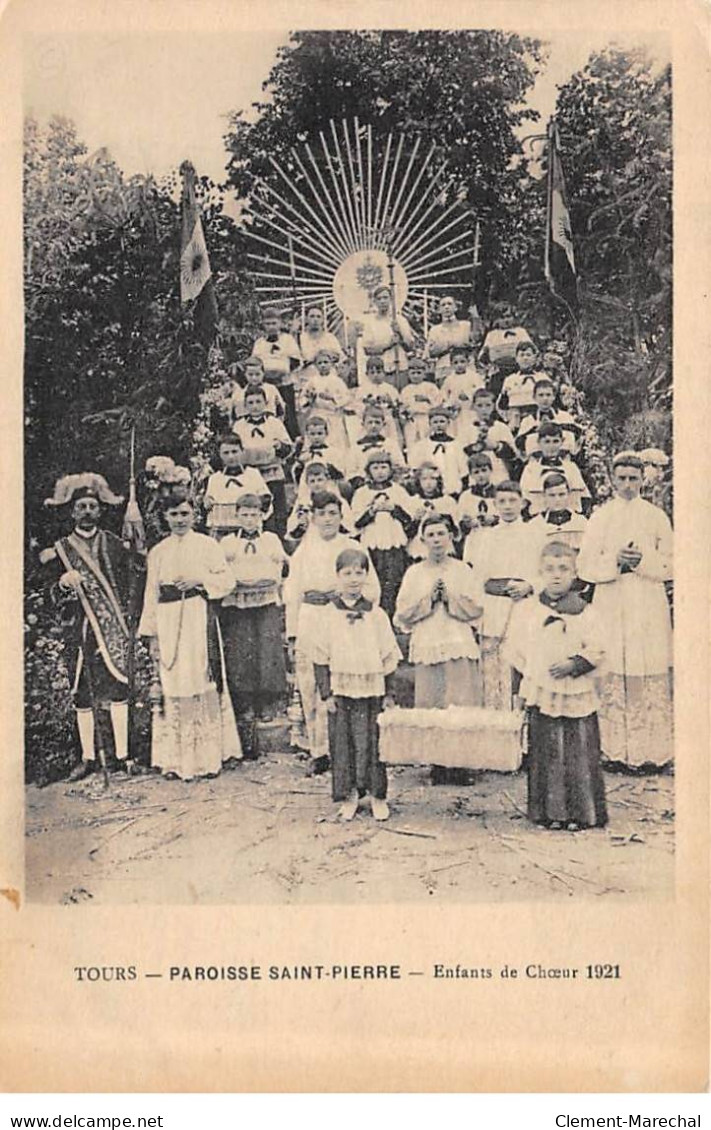 TOURS - Paroisse Saint Pierre - Enfants De Choeur 1921 - Très Bon état - Tours