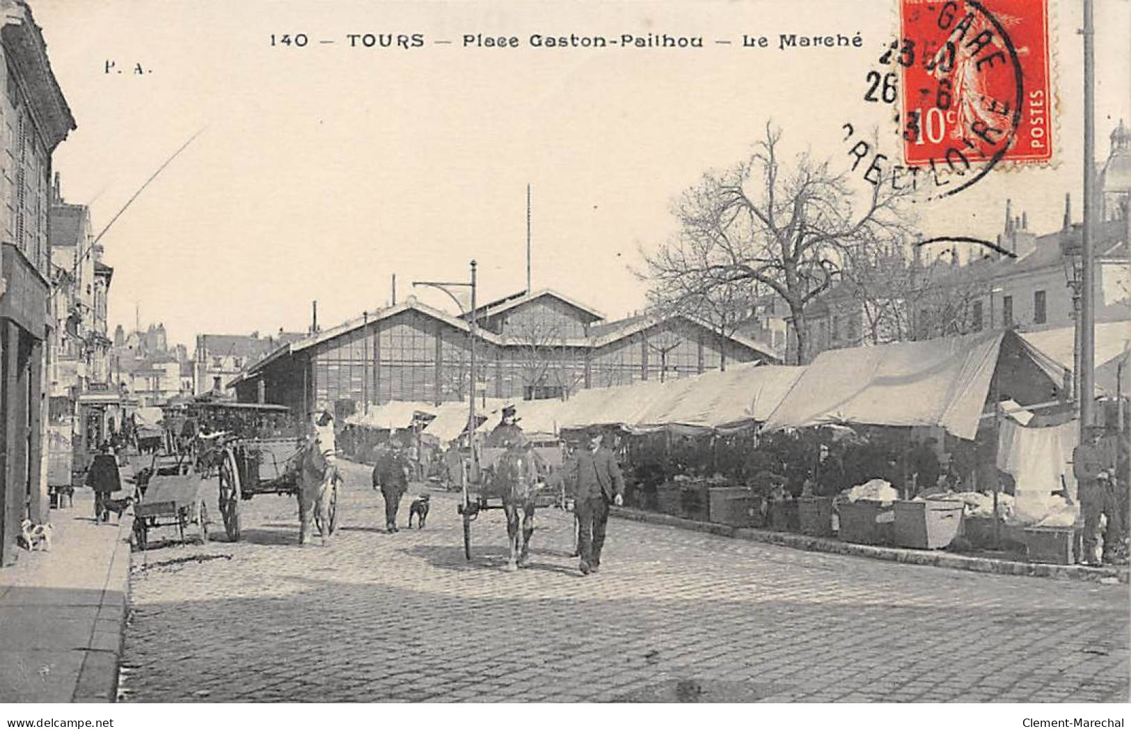 TOURS - Place Gaston Pailhou - Le Marché - Très Bon état - Tours