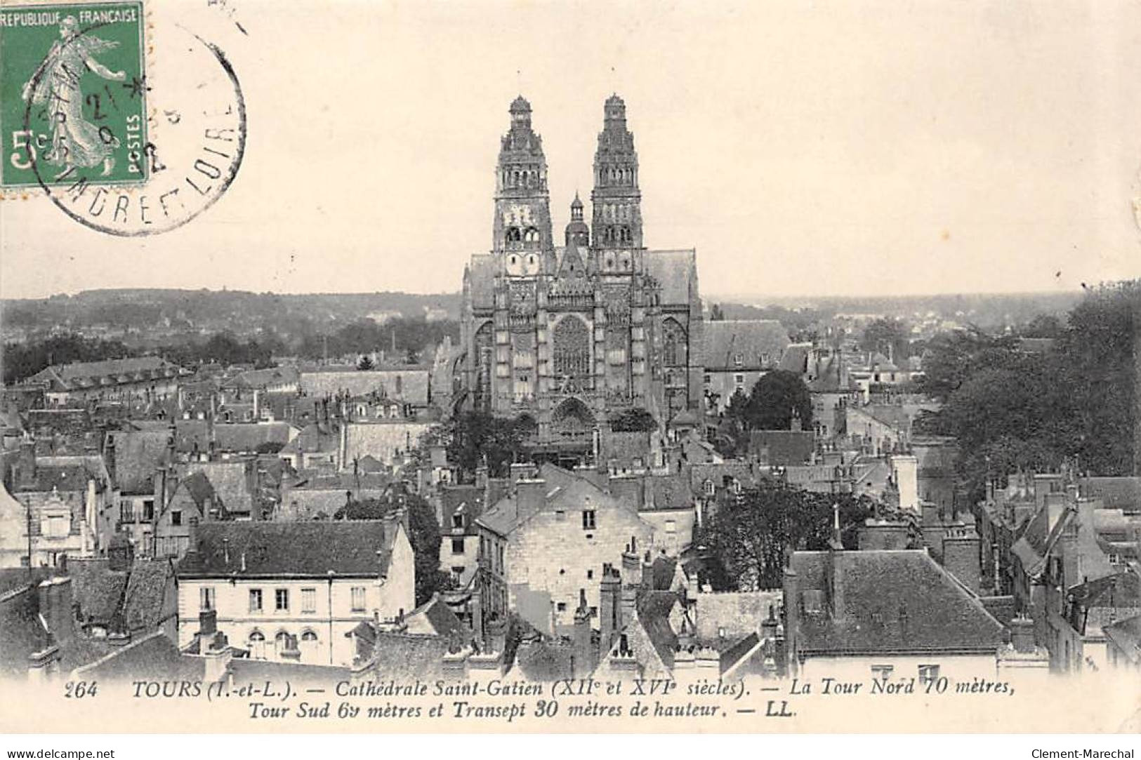 TOURS - Cathédrale Saint Gatien - Très Bon état - Tours