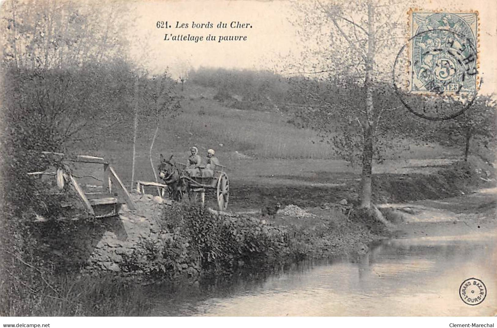 Les Bords Du Cher - L'attelage Du Pauvre - Très Bon état - Sonstige & Ohne Zuordnung