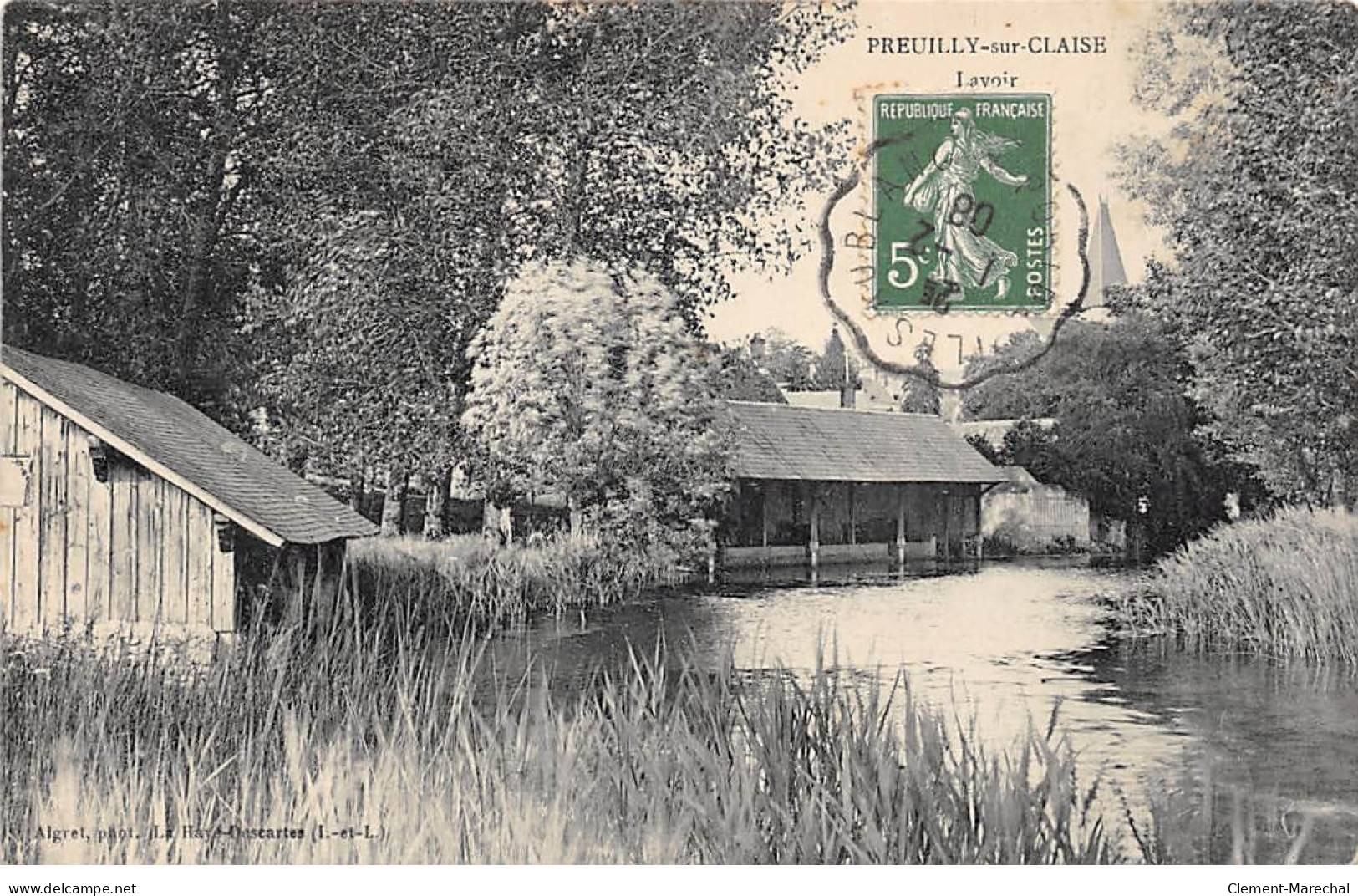 PREUILLY SUR CLAISE - Lavoir - Très Bon état - Andere & Zonder Classificatie