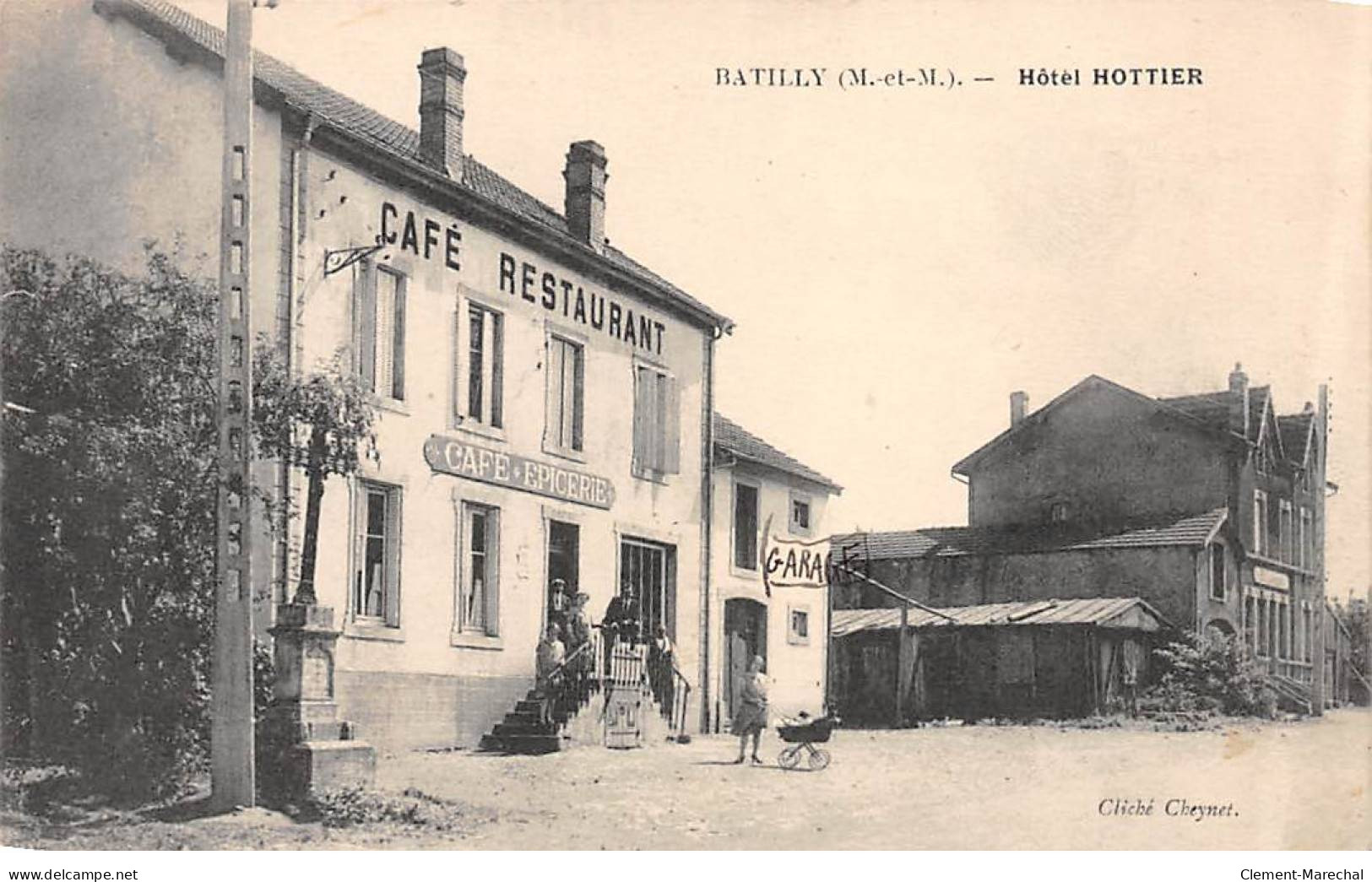 BATILLY - Hôtel Hottier - Très Bon état - Autres & Non Classés