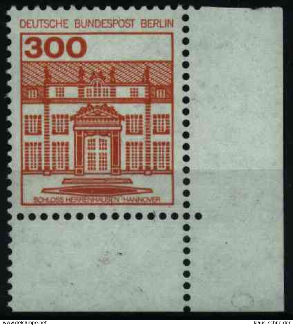 BERLIN DS BURGEN U. SCHLÖSSER Nr 677 Postfrisch ECKE-UR X0E269A - Unused Stamps