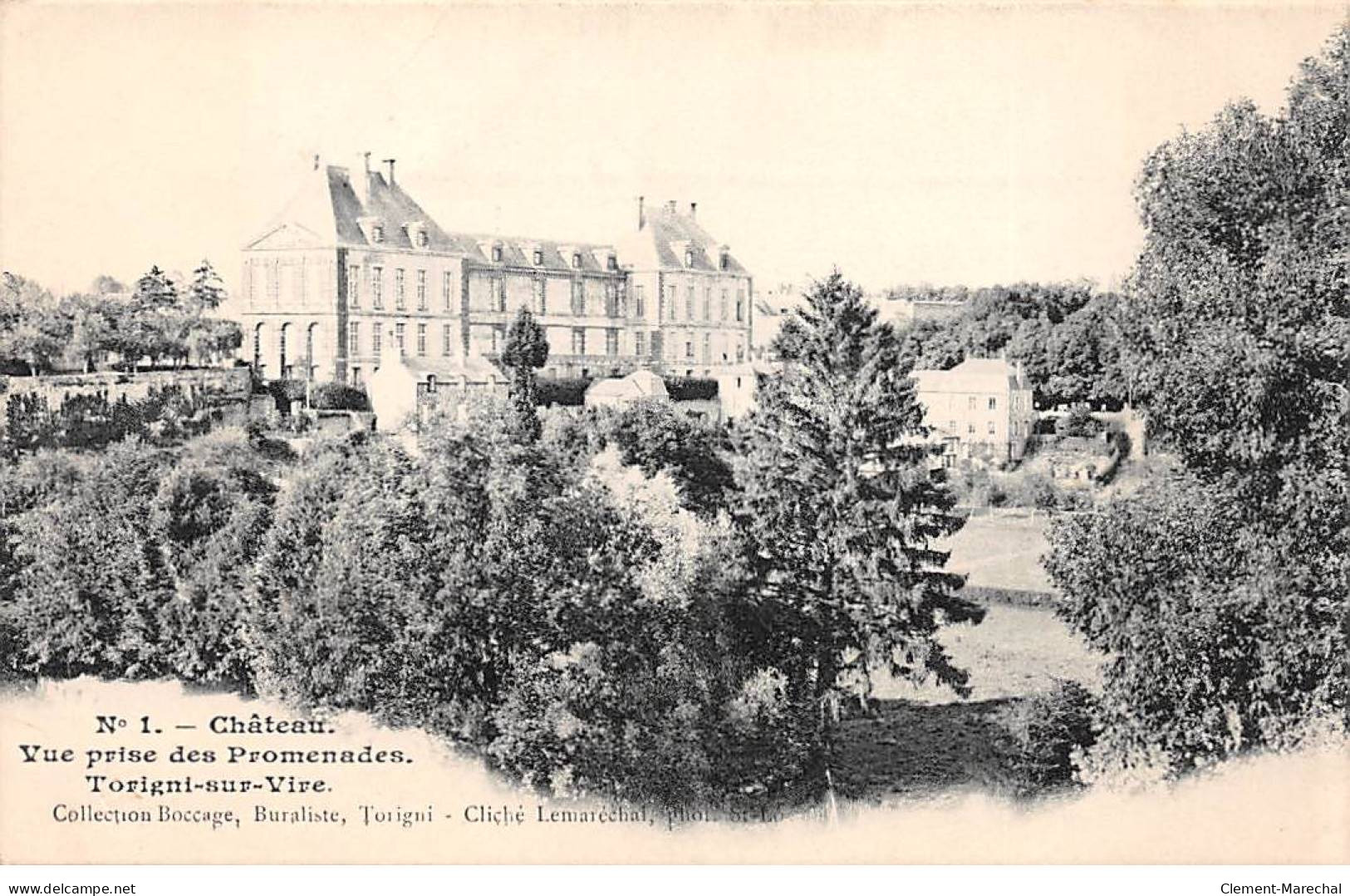 TORIGNI SUR VIRE - Château - Vue Prise Des Promenades - Très Bon état - Sonstige & Ohne Zuordnung