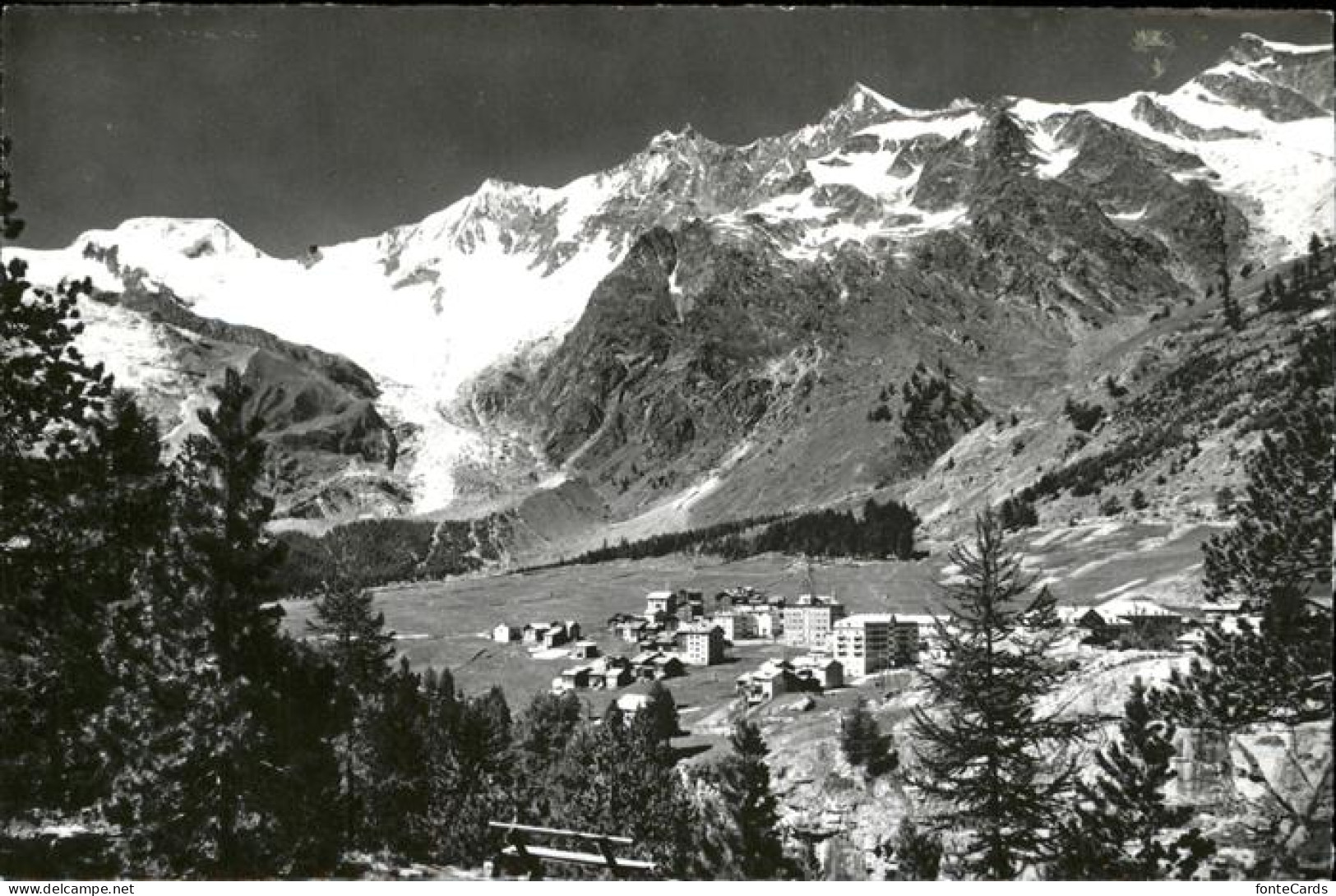 11428873 Saas-Fee Mit Alphubel Taeschhorn Dom Lenzspitze Saas-Fee - Autres & Non Classés