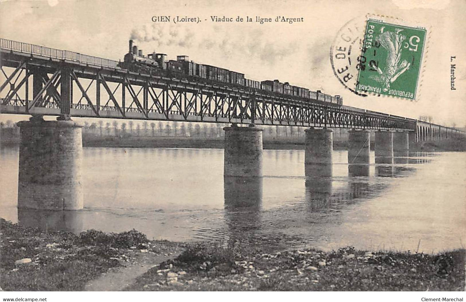 GIEN - Viaduc De La Ligne D'Argent - Très Bon état - Gien