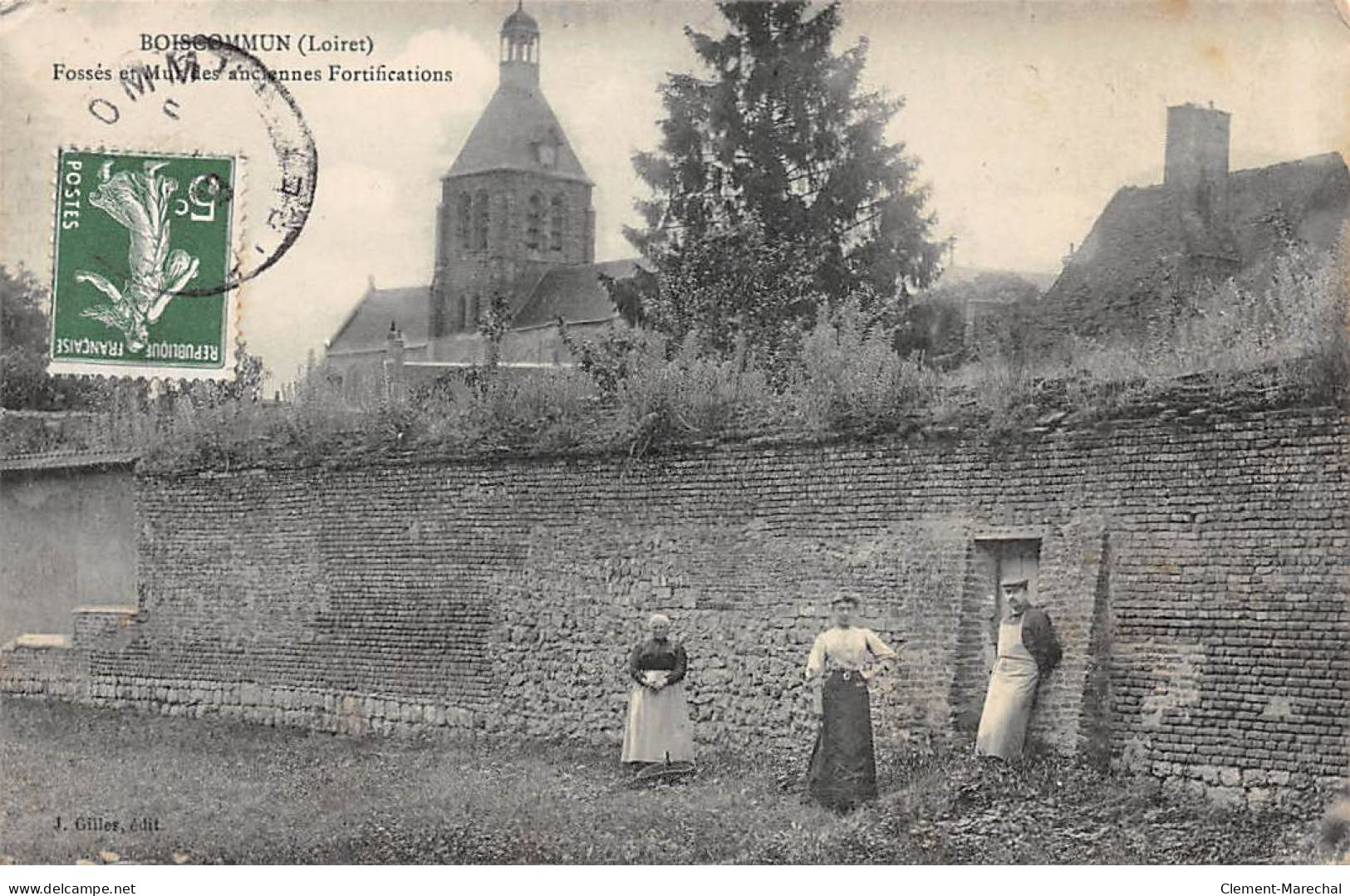 BOISCOMMUN - Fossés Et Mur Des Anciennes Fortifications - Très Bon état - Sonstige & Ohne Zuordnung