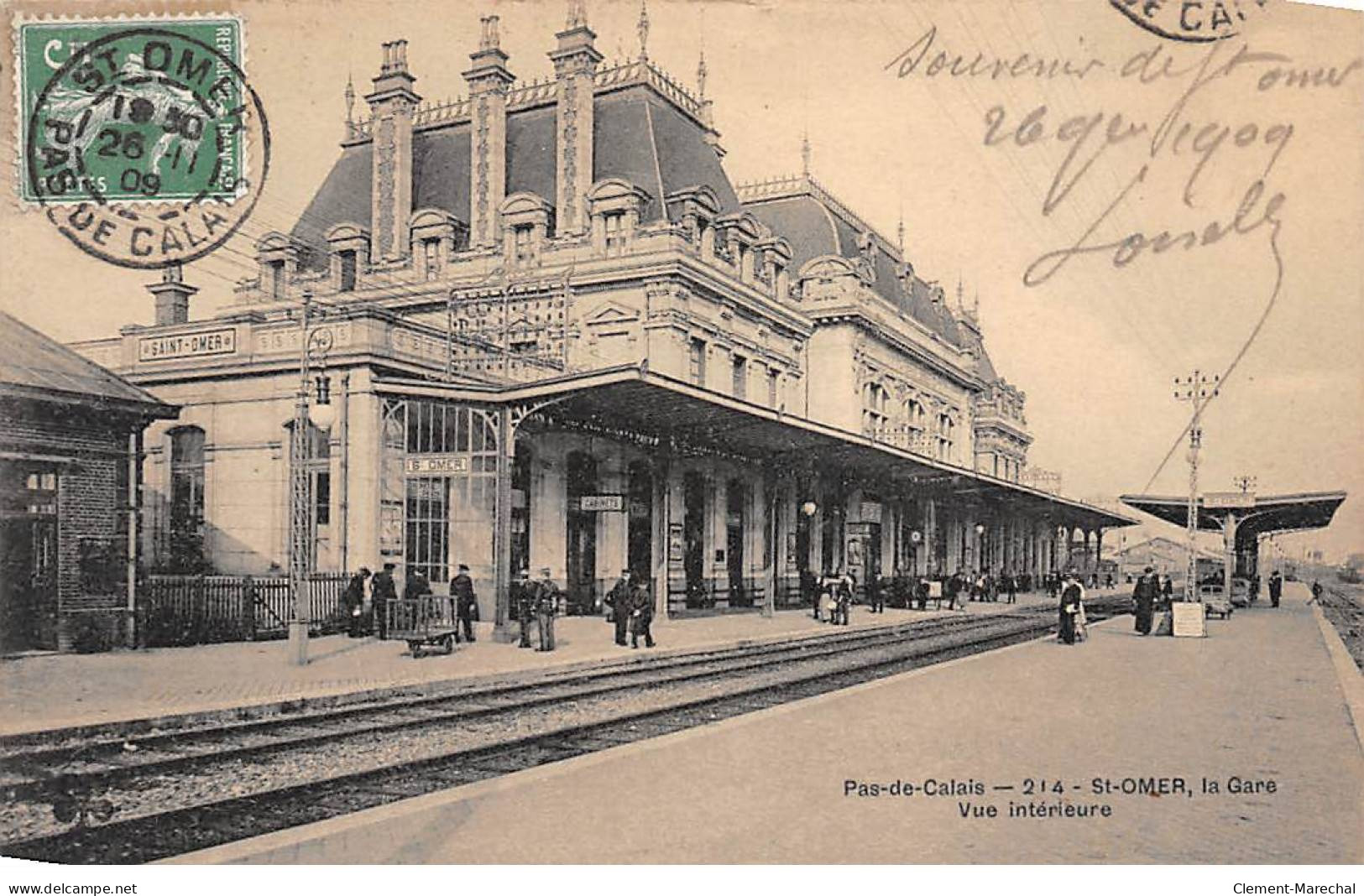 SAINT OMER - La Gare - Vue Intérieure - Très Bon état - Saint Omer