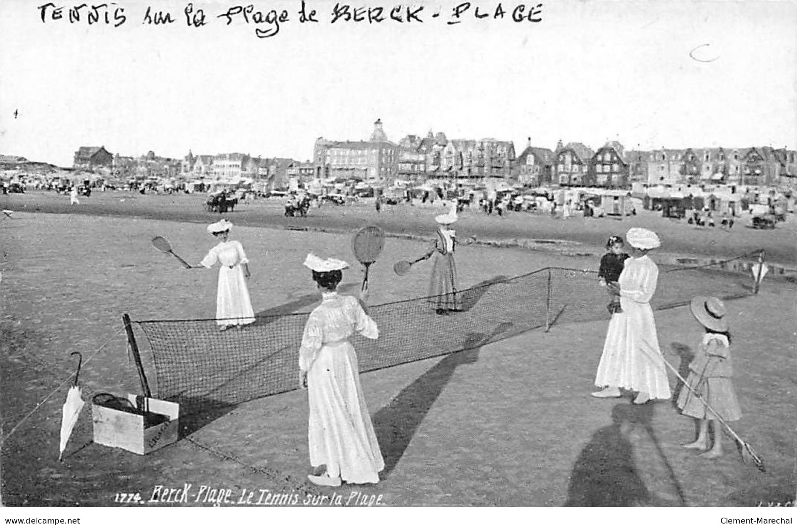 BERCK PLAGE - Le Tennis Sur La Plage - Très Bon état - Berck