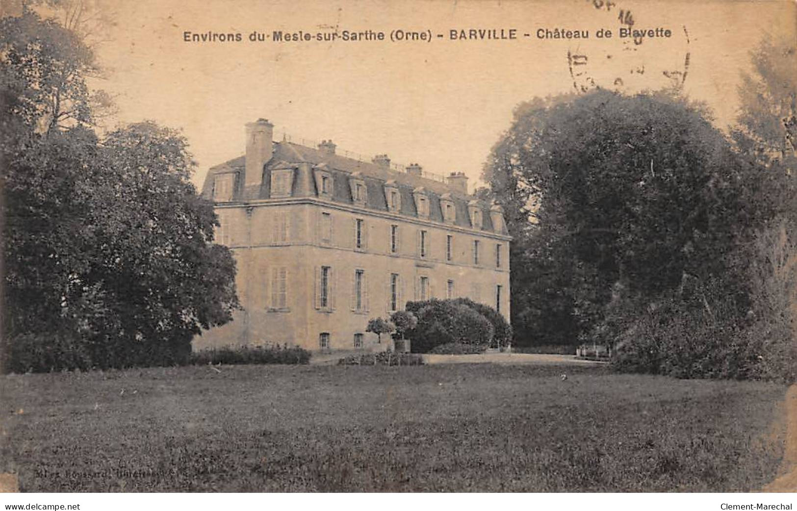 BARVILLE - Château De Blavette - Très Bon état - Autres & Non Classés