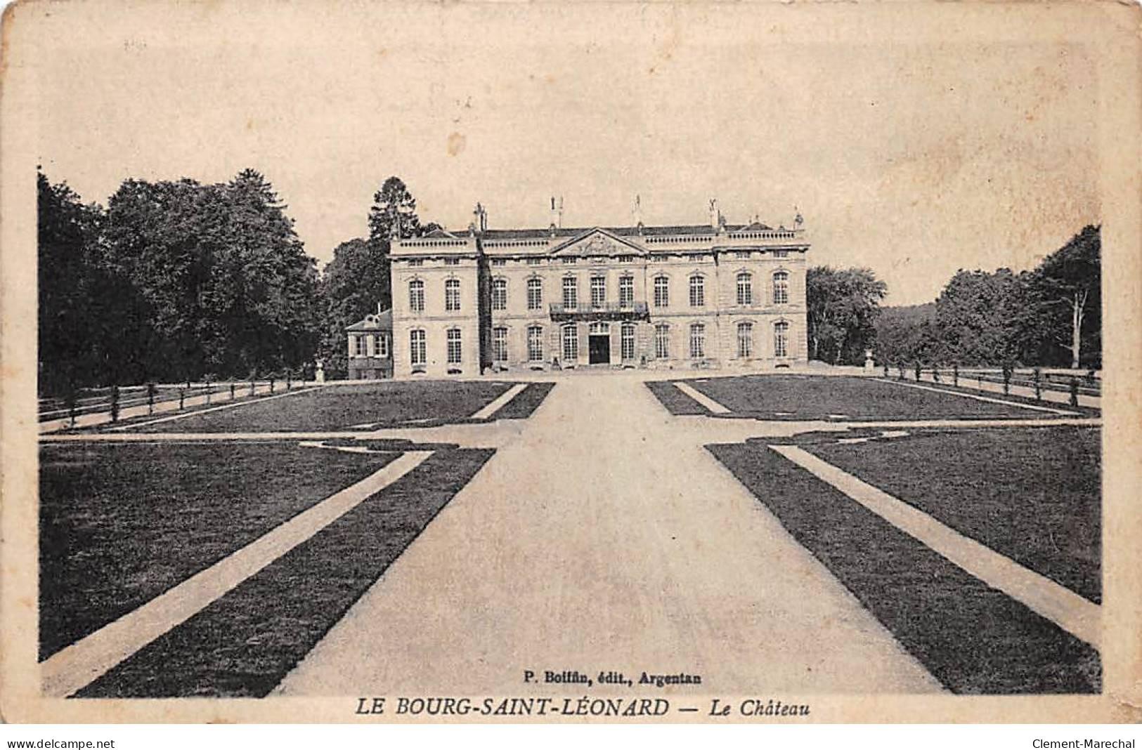 LE BOURG SAINT LEONARD - Le Château - état - Andere & Zonder Classificatie