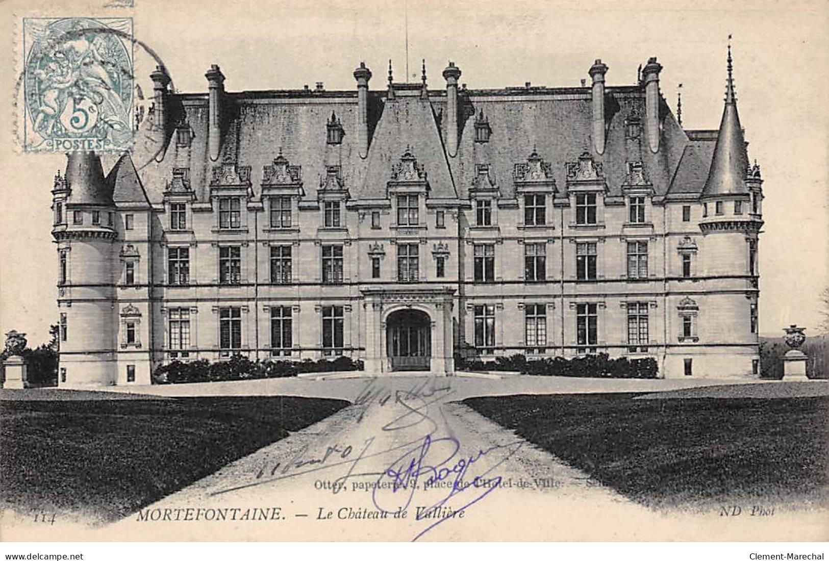 MORTEFONTAINE - Le Château De Vallière - Très Bon état - Other & Unclassified