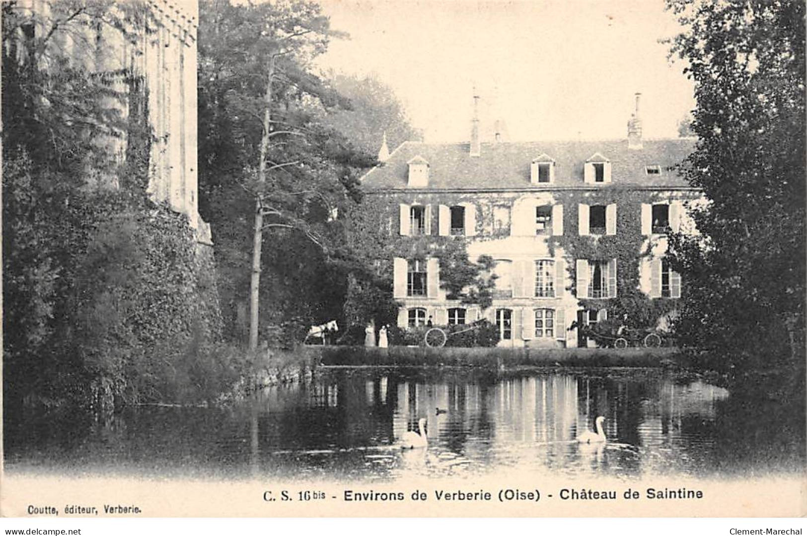 Environs De VERBERIE - Château De SAINTINE - Très Bon état - Other & Unclassified