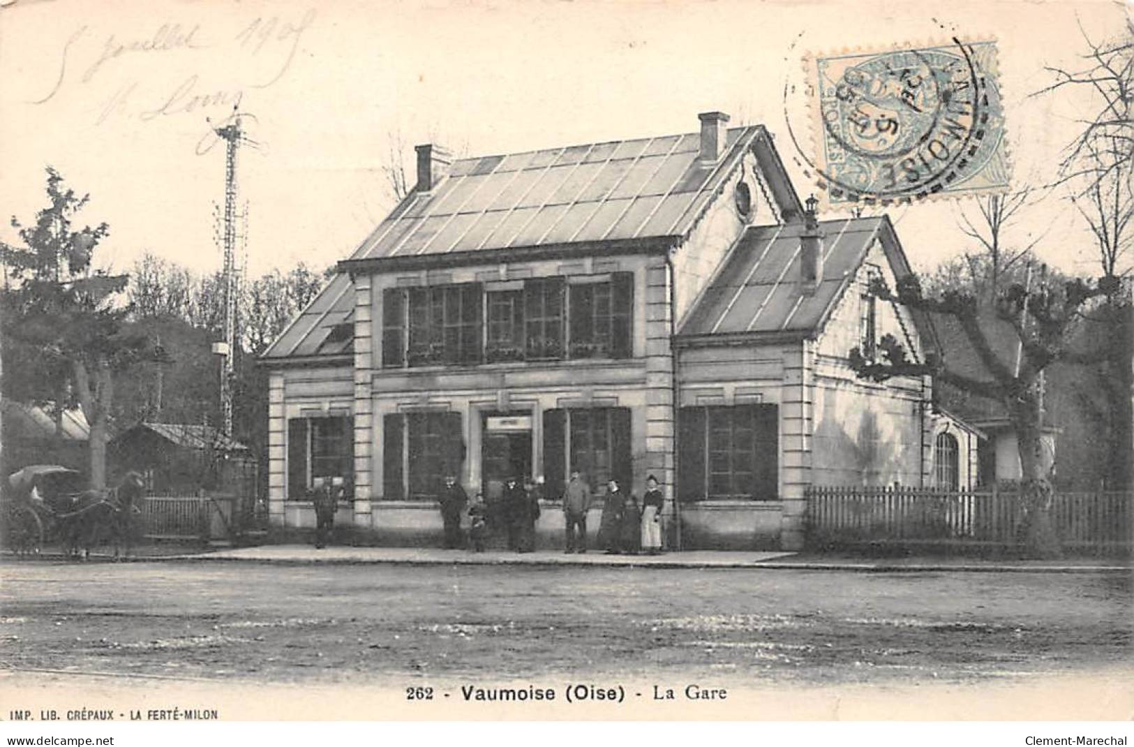VAUMOISE - La Gare - Très Bon état - Vaumoise