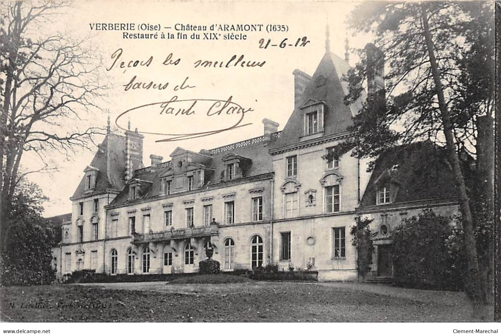 VERBERIE - Château D'ARAMONT - Très Bon état - Verberie