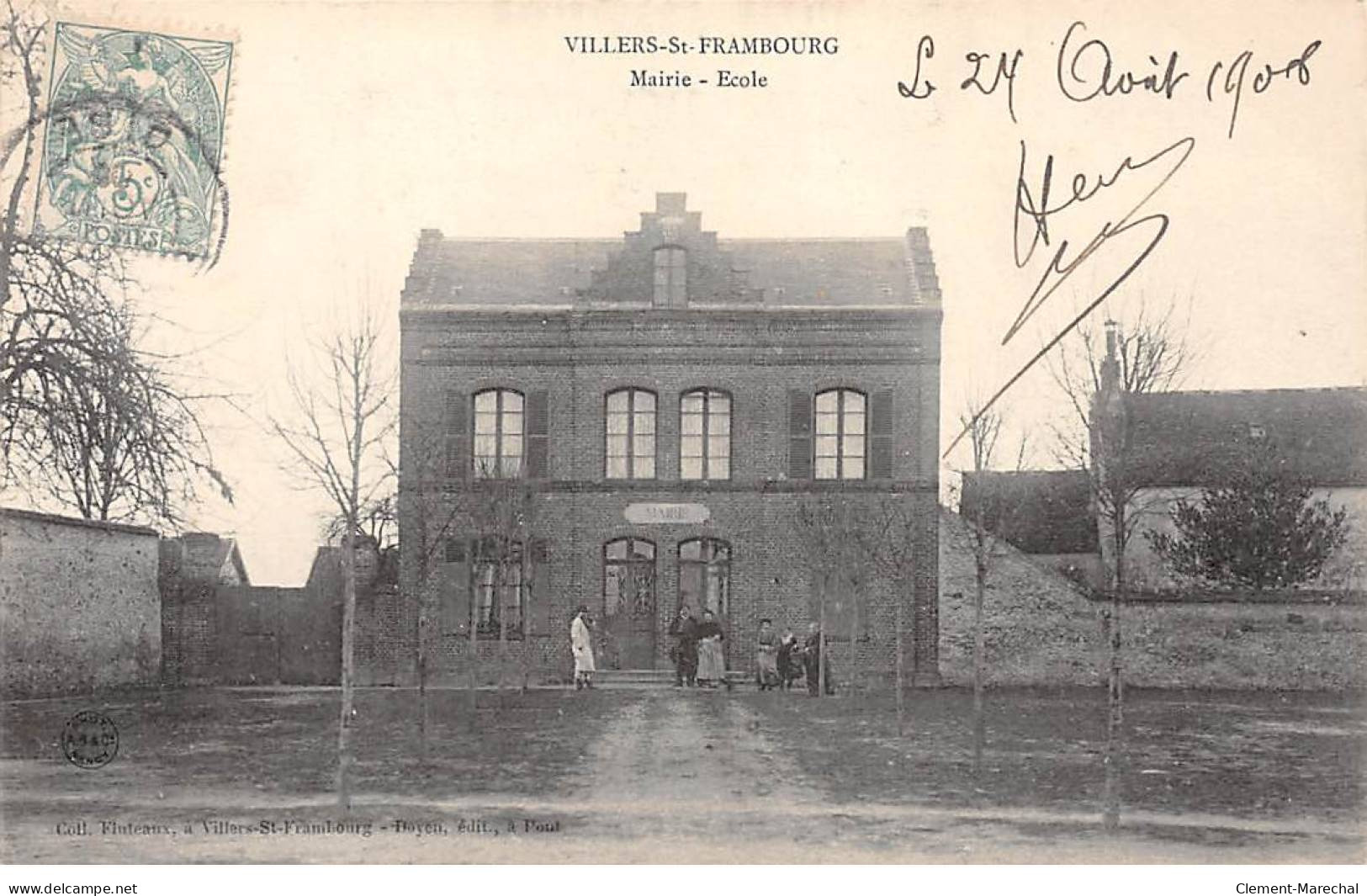 VILLERS SAINT FRAMBOURG - Mairie - Ecole - Très Bon état - Autres & Non Classés