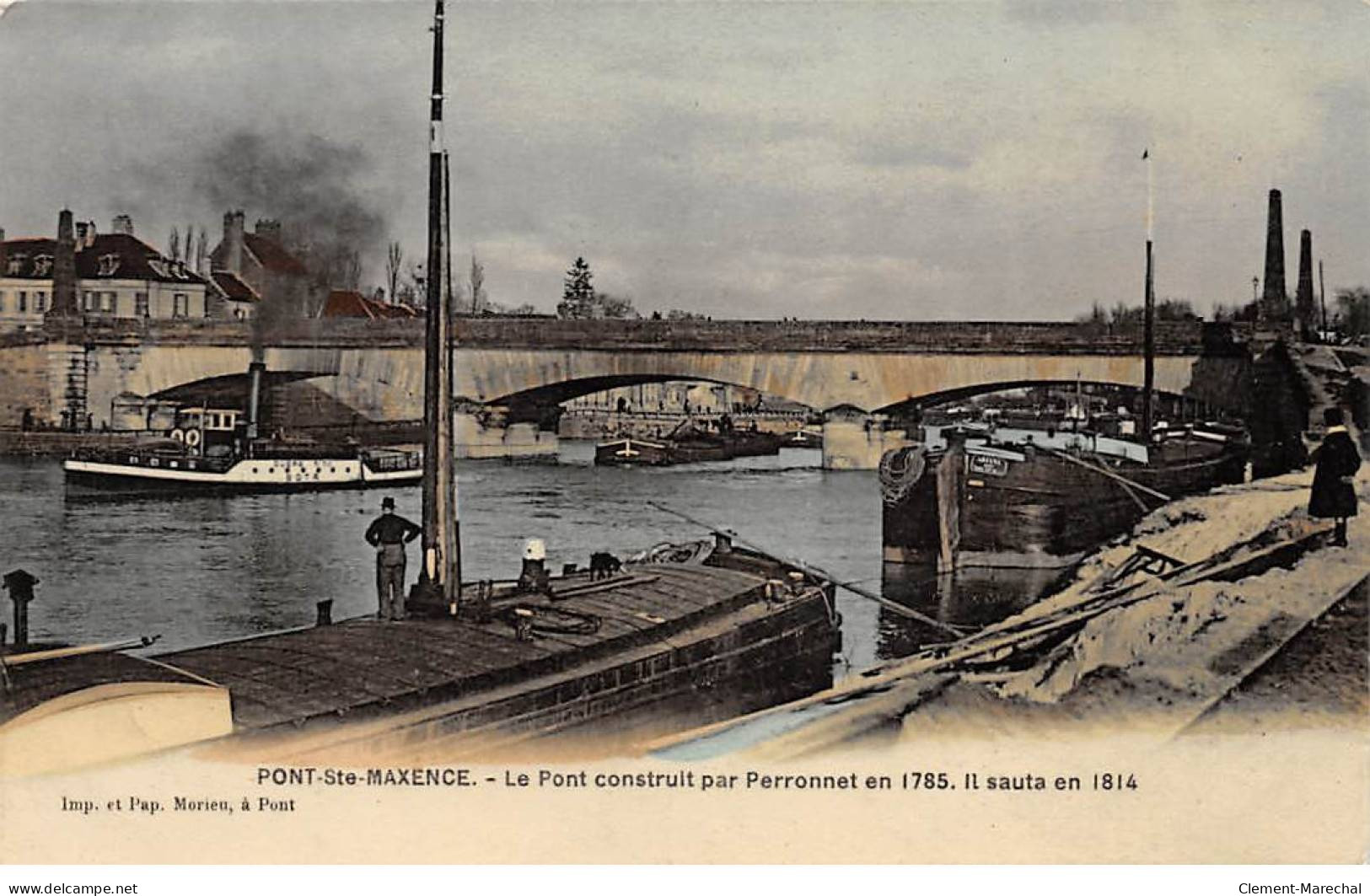 PONT SAINTE MAXENCE - Le Pont Construit Par Perronnet - Très Bon état - Pont Sainte Maxence