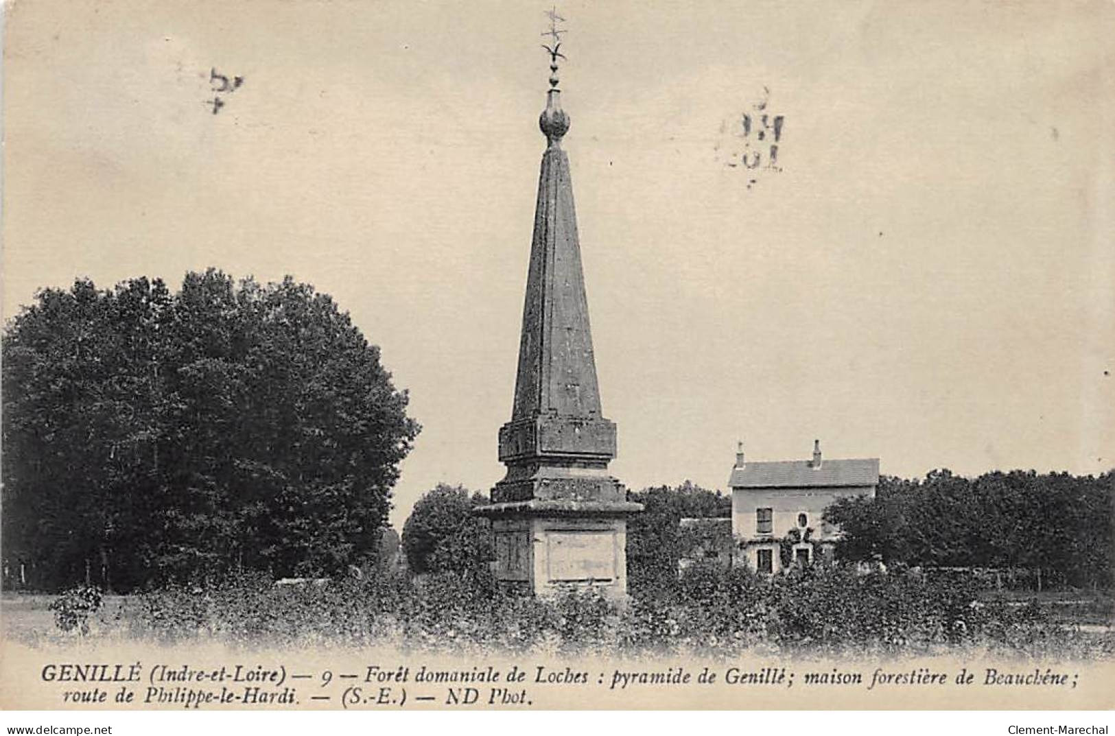 GENILLE - Forêt Domaniale De Loches - Pyramide De Genillé - Très Bon état - Genillé