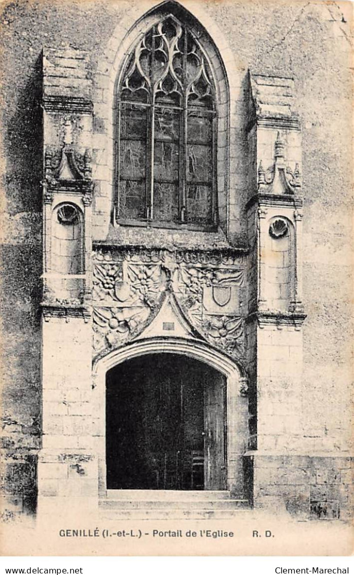 GENILLE - Portail De L'Eglise - Très Bon état - Genillé