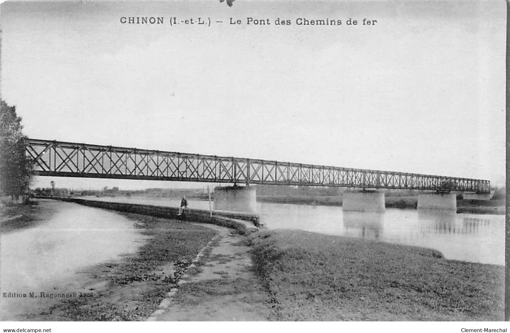 CHINON - Le Pont Des Chemins De Fer - Très Bon état - Chinon