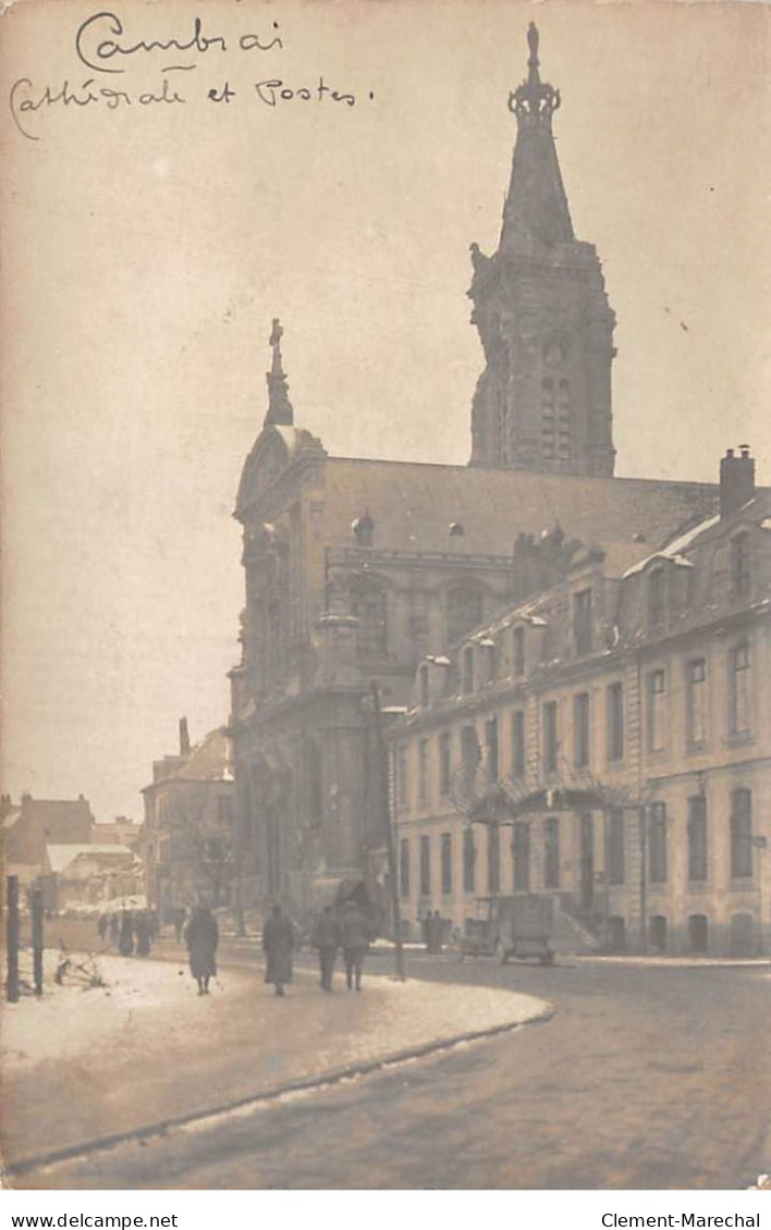 CAMBRAI - Cathédrale Et Postes - Très Bon état - Cambrai